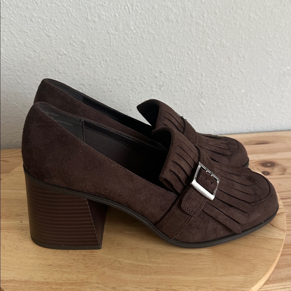 a.n.a Faxon Womens Square Closed Toe Loafers 11M - Picture 2 of 5